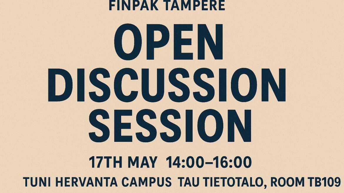 Open Discussion Session of FinPak Tampere
